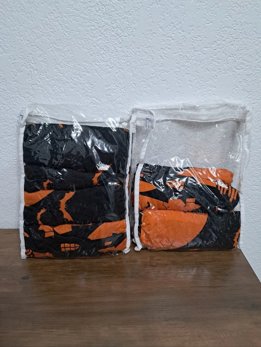 Northern Brothers Dinning Chair Slip Covers Set Of 6 Black Orange Halloween Fall